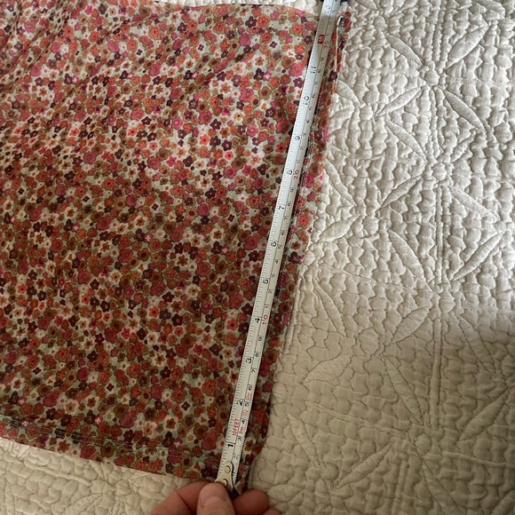 Sunday best mesh Floral Short Sleeve cropped T-Shirt xs - Picture 5 of 6